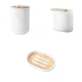 thumbnail image 1 of de accesorios de de 3 uds, soporte para cepillo de , vaso, 1 of 9