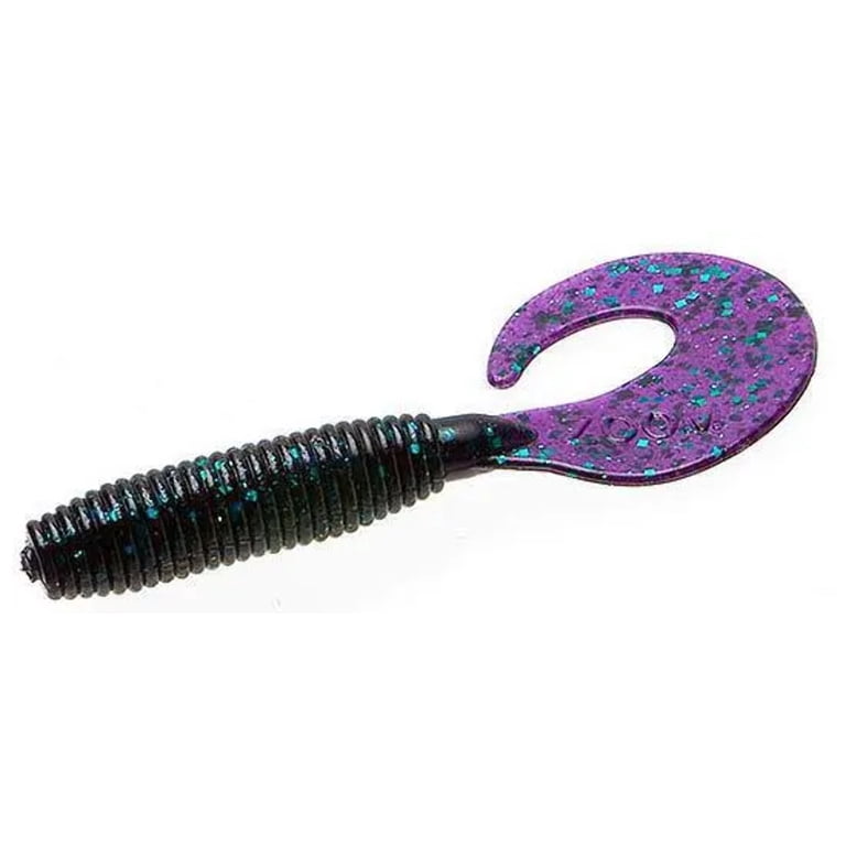 Zoom Fat Albert Curly Tail Grub Root Beer Soft Plastic Jig Trailer