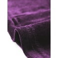 thumbnail image 5 of INSPIRE CHIC Women's Cardigan Velvet Shrug 3/4 Sleeve Open Front Ruffled Cropped Cardigan XL Deep Purple, 5 of 5