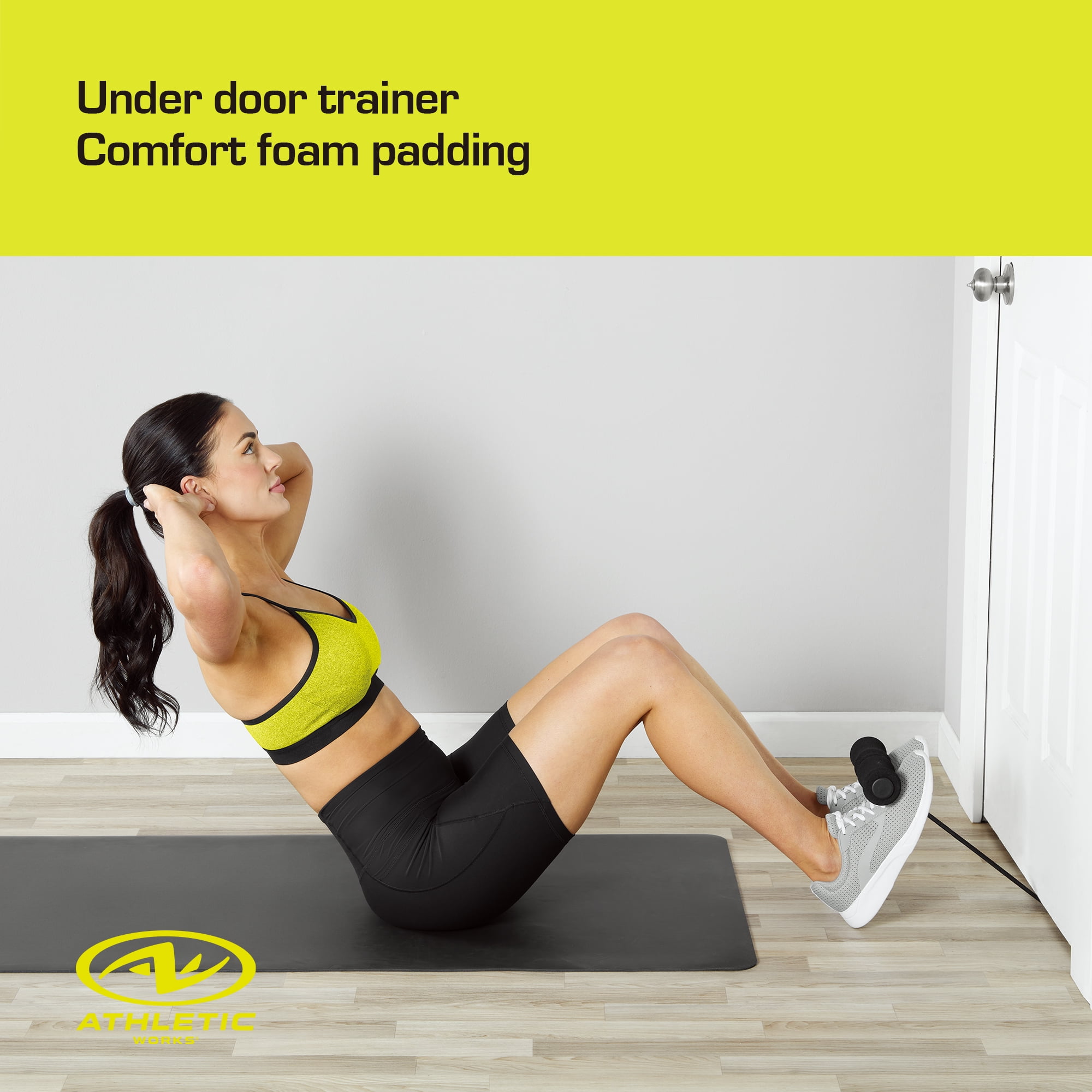 Athletic Works Under - Door Trainer: Your Compact Home Gym Essential Pull-Up Bars