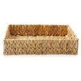 thumbnail image 4 of Casafield Bathroom Storage Baskets - Set of 2, Natural - Water Hyacinth, 15.75" W x 11.25" D x 3.25" H, Woven Toilet Paper, Tissue, Shelving Bins, 4 of 7