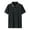 Black, variant on Men's Casual Stretchy Short Sleeve Button-Down Shirts UV 50+ Moisture Dress Shirts Blue