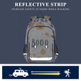 thumbnail image 5 of FORMRS Unisex School Backpack 17" Student Travel Bag with Laptop Compartment, Halloween Cute Pumpkins, 5 of 7