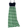 thumbnail image 1 of Vestido Maxi A Rayas Aeropostale Verde Grande, 1 of 1