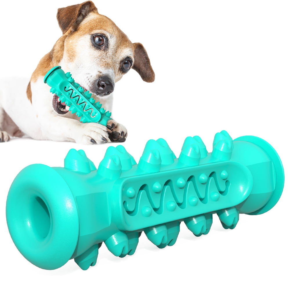 Cowin Dog Chew Toys Toothbrush Dog Toys for Aggressive Chewers Large Breed Doggy  Brushing Stick Extremely Durable for 25-70 LBS Medium Large Dogs 