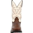 thumbnail image 3 of Durango® WorkHorse™ Chocolate Bone Steel Toe Western Work Boot, 3 of 7