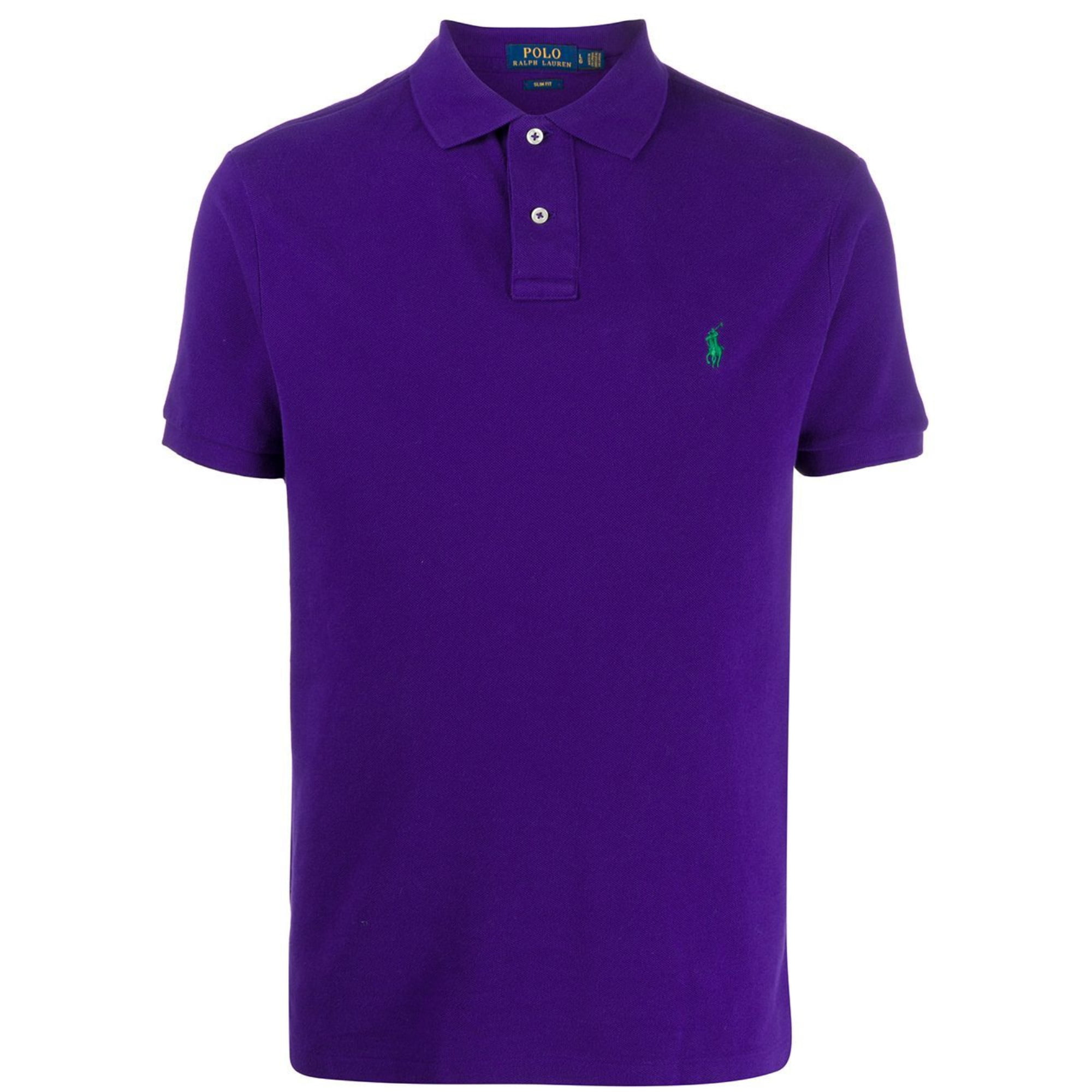 Ralph Lauren Men's 710795080028 Purple Cotton Polo Shirt - Walmart.com