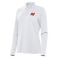 thumbnail image 2 of Women's-Antigua  White Joey Logano Reprocess Quarter-Zip Pullover Top, 2 of 3