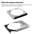 thumbnail image 3 of Portable CD/DVD Reader USB 3.0 Type C Ultra-Thin DVD Drive Outdoor DVD Driver ,Easy Setup, 3 of 6