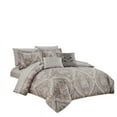 thumbnail image 5 of RT Designer Collection Tisdale 9-Piece Damask Printed Comforter and Sheet Set Queen, 5 of 5