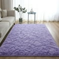thumbnail image 6 of Dwelke Fluffy Area Rugs Soft Shaggy Rug for Girls Bedroom Carpet,5'x8',Lavender Purple, 6 of 7