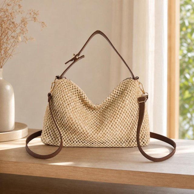 Bolso tote para mujer con correa ajustable para el hombro, ideal para ir al trabajo, , picnic o para el libre. Amarillo