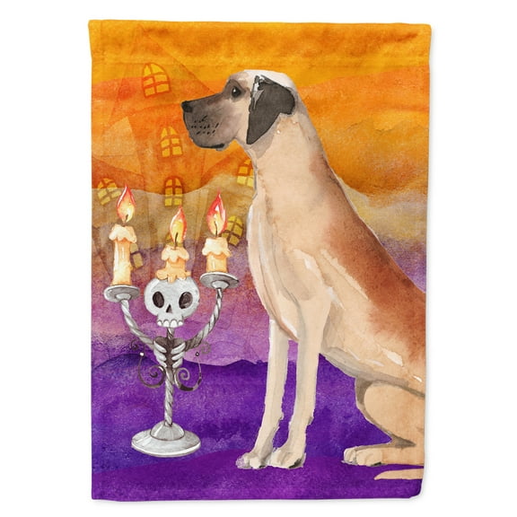 Hallween Great Dane Garden Flag