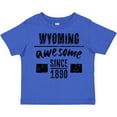 thumbnail image 3 of Inktastic Wyoming Awesome Since 1890 Boys or Girls Toddler T-Shirt, 3 of 5