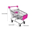 thumbnail image 3 of Mini Kids Shopping Hand Trolley Cart Child Pretend Play Kitchen Toy New Y2, 3 of 8