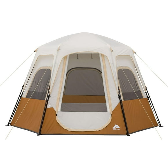 Ozark Trail 6-Person Instant Yurt Tent with String Lights, Instant Yurt Tent