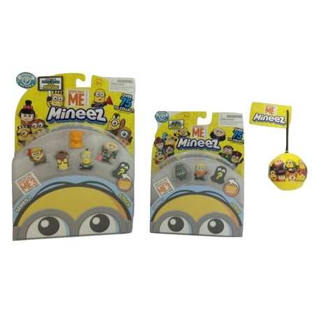 Despicable Me Minions Made Mineez Bundle of one 6 figure pack, one 3 figure pack & one 1 figure blind ball