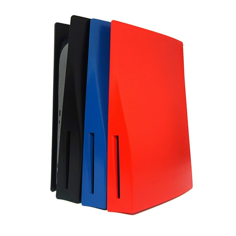 Cubierta de placa para PS5 Slim Consola Skin Protector Shell Funda  protectora para placa frontal PS5 Slim Accesorios (versión digital rojo)