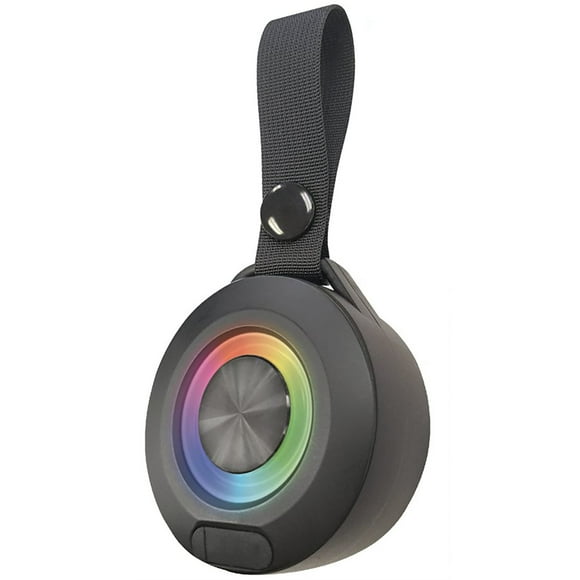 Escape - Rechargeable Bluetooth Speaker with RGB Lighting, Black