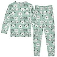 thumbnail image 2 of joogoo Cartoon Dogs Doodle-p1 Pajamas Set Long Sleeve Soft Cotton Sleepwear 2 Piece 18M, 2 of 7