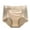 Beige, variant on ibuvkizy Panties for Women Pants Womens Underwear,Ladies Soft Stretchy Briefs,Women's Large Size High Waist Tummy Butt Lifting Solid Color Lace Breathable Underwear Briefs