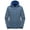 Blue Heather, variant on Men's Lightweight Reversible Polar Fleece Jacket Full Zip Hoodie with Pockets Thermal Outdoor Coat, Blue Heather S