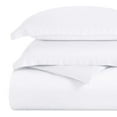thumbnail image 2 of 300 Thread Count 100% Egyptian Cotton Solid Duvet Cover & Pillow Shams, 2-Piece Duvet Cover Set by Blue Nile Mills – Twin, White, 2 of 11
