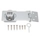 thumbnail image 1 of Mechanical Password Lock Silver Combination Lock Anti Theft Hasp Lock for Door Cabinet Drawer, 1 of 5