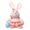 thumbnail image 1 of veasfak Easter Rabbit Sculpture Cartoon Easter Rabbit Figures for Table Holiday Home Girl, 1 of 9