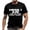 Black, variant on Men's Letter Print Short Sleeve Round Neck T Shirt Floral Fashion Trend Bottoming Shirt Large Tall Men Shirts T Shirts Pack Small T Shirts for Men Large T Shirt Extra Long T Shirts for Men Men's A