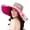 Hot Pink, variant on Sun Hats for Women Women Print Two-Side Big Brim Straw Hat Sun Floppy Wide Brim Hats Beach Cap Hats
