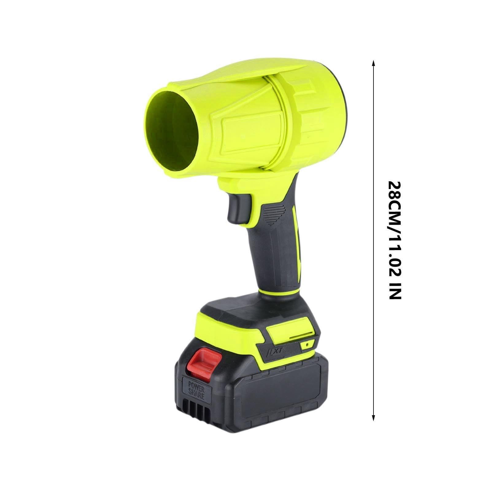 11000 RPM Cordless Leaf Blower - 21V Electric Handheld Leaf Blower with Batteries & Fast Charger - 623g Lightweight for Patio, Lawn, Yard, Deck Cleaning Yellow