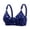 Blue, variant on Women's Daisy Bras Comfortable Full Coverage Bralette Cotton Wireless Seamless Underwear Summer Fall Fashion Essentials Clothes