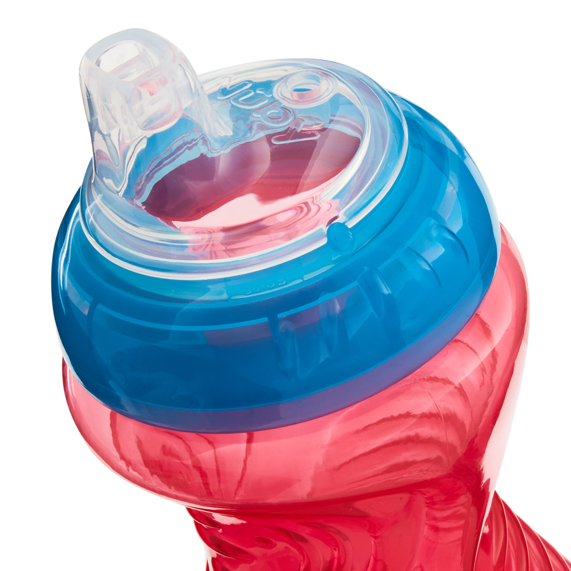 Nuby No-Spill Easy Grip Soft Spout Sippy Cup 10oz, 3-Pack photo 6