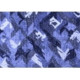 thumbnail image 1 of Ahgly Company Indoor Rectangle Abstract Blue Modern Area Rugs, 2' x 5', 1 of 4