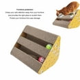 thumbnail image 4 of Almohadilla para Rascar para Gatos, Garras de Molienda Multiusos, Tabla para Rascar Gatos Con Pelota de Juguete, Cama Para Rascar Corrugada para Gatitos de Interior, 4 of 7