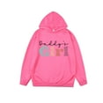 thumbnail image 2 of Black*Friday Discounted Items under $5 GaThRRgYP Sweatshirts for Women Plus Size,Girls' Long Sleeved Hooded Top Medium and Large Children's and Comfortable Hoodie Hot Pink 2 Years, 2 of 3