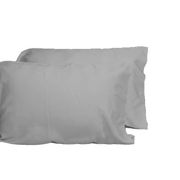 Luxurious Viscose from 100% Bamboo 2-Piece Pillowcase Set , Oeko-TEX Certified, King - Silver Grey