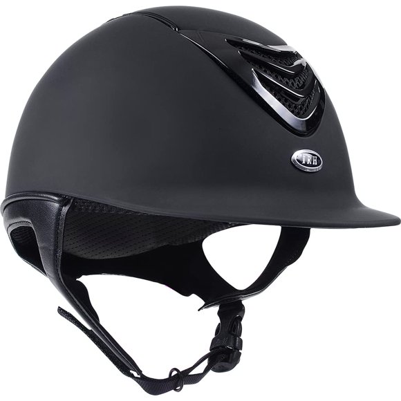 Casco IRH 4G negro mate mediano (55-56 cm) con forros