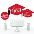thumbnail image 2 of Big Dot of Happiness Red 2026 Graduation Party Centerpiece Sticks - Table Toppers - Set of 15, 2 of 8