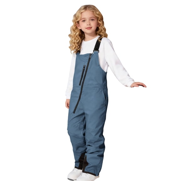 Mercatoo Kids Girls Ski Pants Waterproof Insulated Snowboard Overalls Snowsuit Thick Winter Warm Windproof Pant Trendy Zipper Activewear