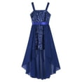 thumbnail image 2 of YONGHS Kids Girls Glitter Dress Evening Ball Party Gown 6-16 Navy Blue 16, 2 of 7