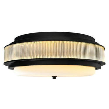 CWI Lighting Valdivia 5 Light Black Flush Mount