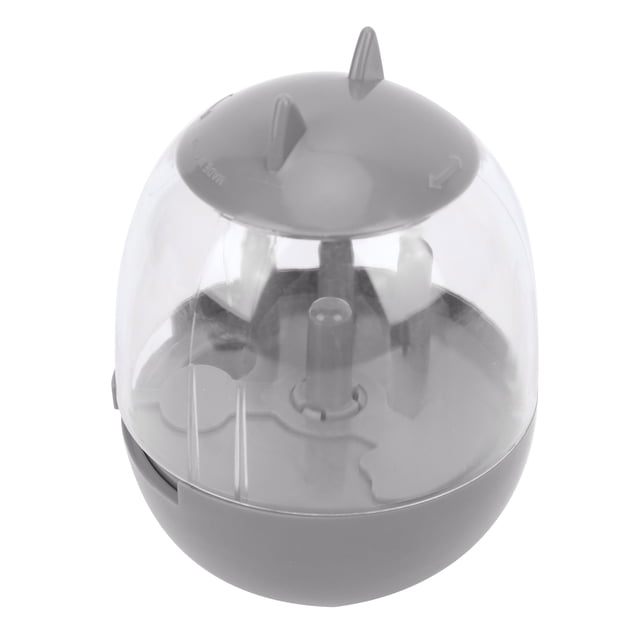 Juguete dispensador de comida para perros, juguete interactivo de alimentación lenta, rompecabezas para mascotas, gatos, perros, gris