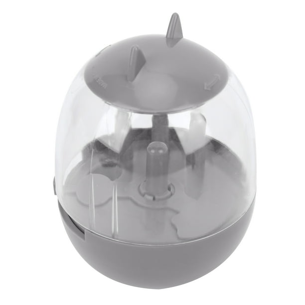 Juguete dispensador de comida para perros, juguete interactivo de alimentación lenta, rompecabezas para mascotas, gatos, perros, gris