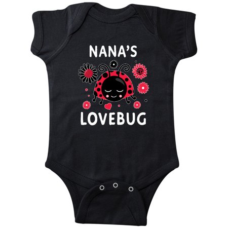 

Inktastic Valentine s Day Nana s Lovebug Gift Baby Boy or Baby Girl Bodysuit