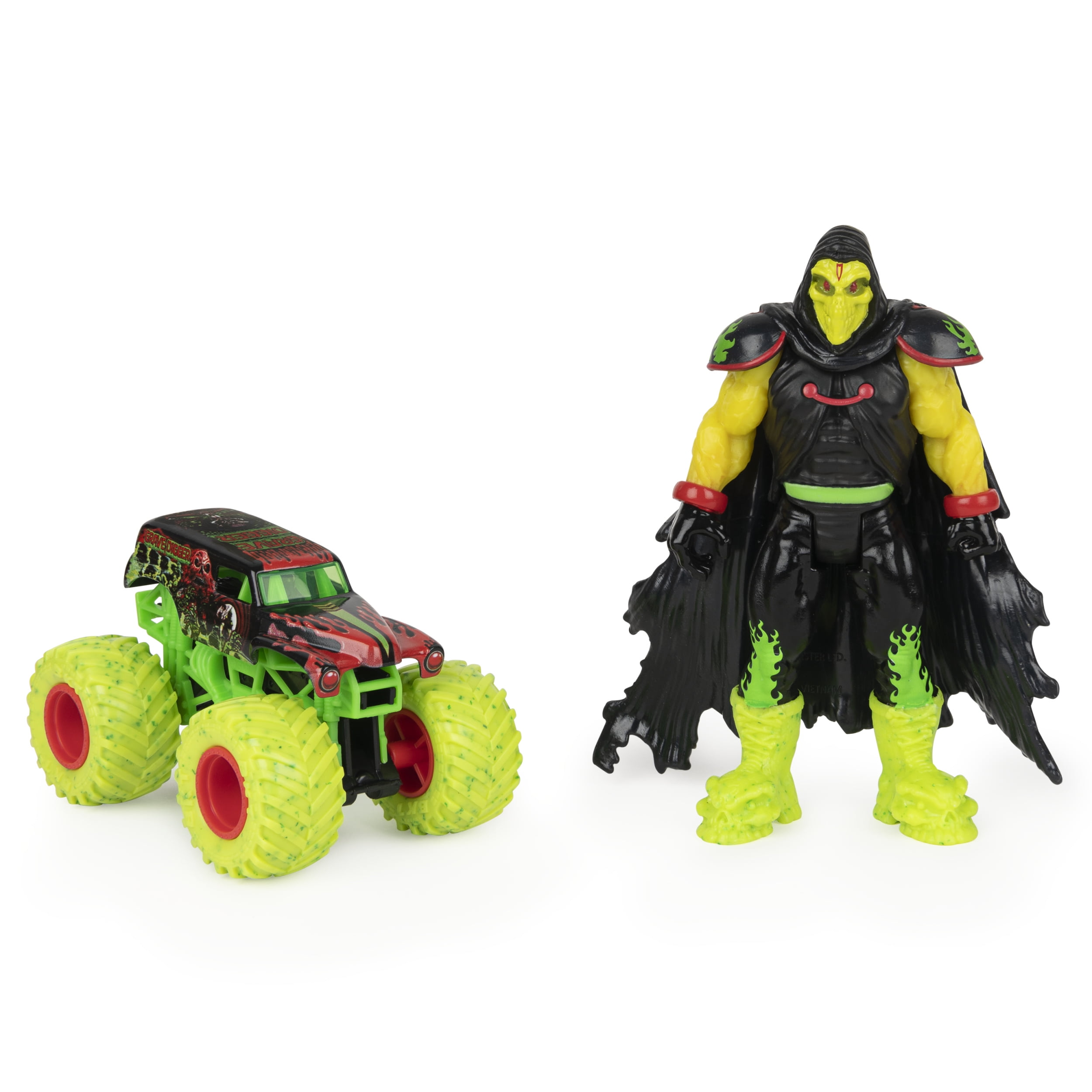 Monster Jam, Official Grave Digger 164 Scale Monster Truck and 5Inch