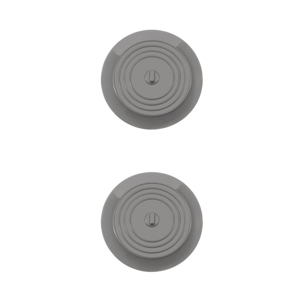 Moyic Tapa de escurridor Recableght, colador de bañera de fregadero, tapón de silicona, tapa de escurridor, accesorios de baño duraderos y gris 2piezas Moyic CBP136363