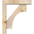 thumbnail image 3 of Ekena Millwork 5 1/2"W x 26"D x 30"H Westlake Block Smooth Bracket w/ Offset Brace, Douglas Fir, 3 of 25