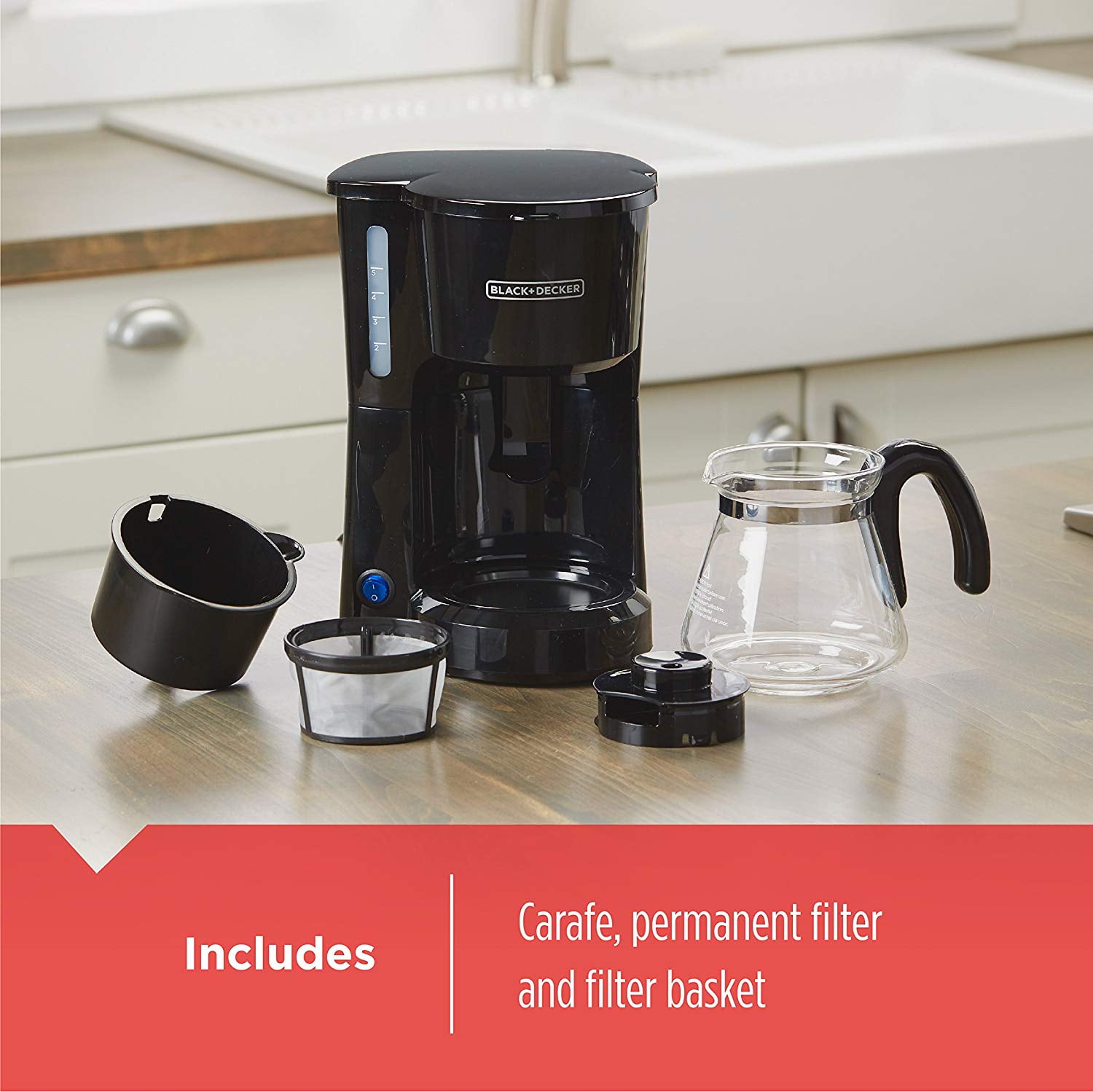 BLACK + DECKER Coffee Maker - Black, 5 c - Kroger